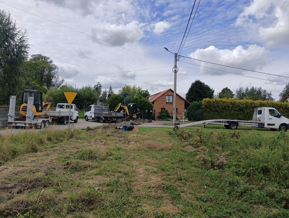 ROBOTY ZIEMNE/Koparka Minikoparka szybka realizacja wywrotka 3.5t