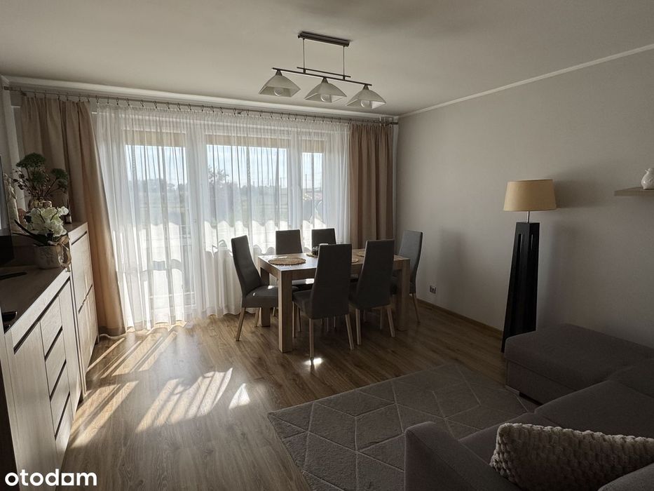 Przestronne mieszkanie 66,30 m², 3 pokoje, balkon, działka 5 arów