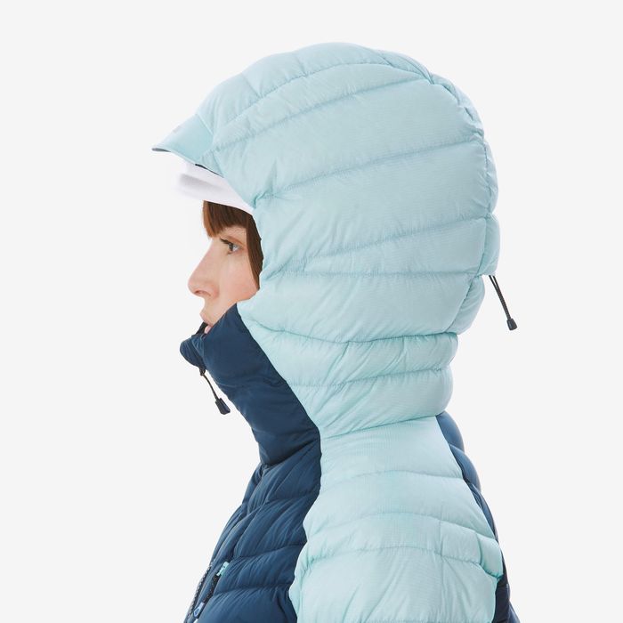 Casaco de Penas Alpinismo Mulher Azul Marinho - AZUL gelo