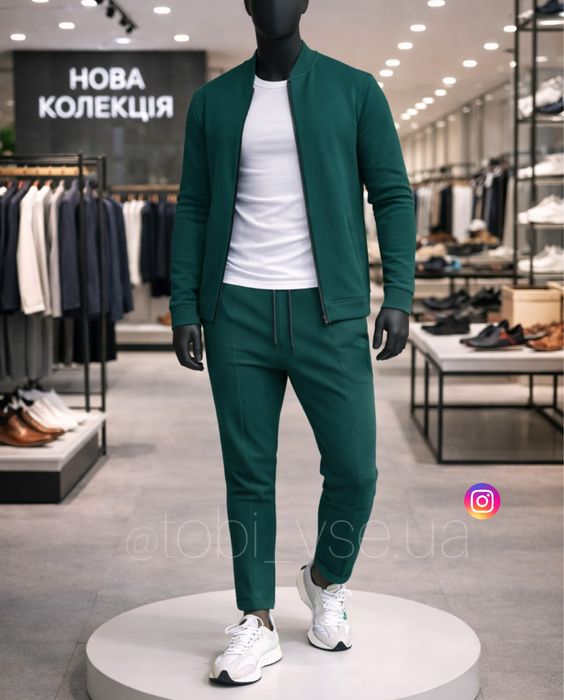ХІТ‼️ Костюм на Весну Чоловічий Мужской кофта штаны комплект на молнии