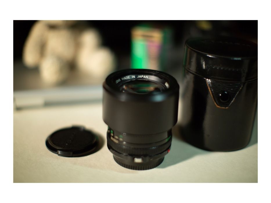 Canon FD 85mm F/1.8 Made in Japan Pro легендарный объектив