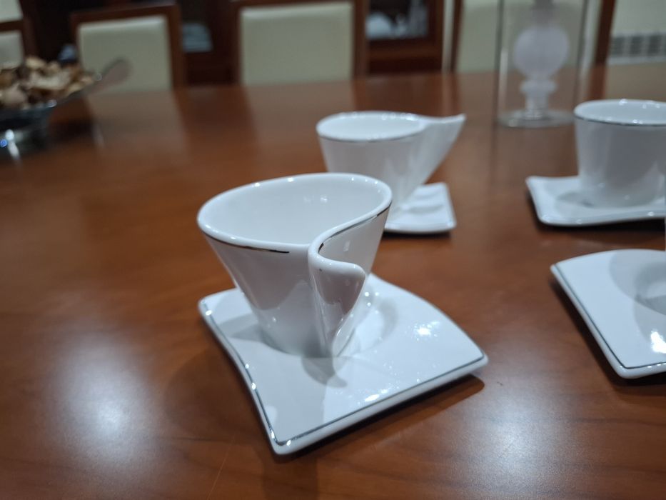 Conjunto de chávenas de cafe