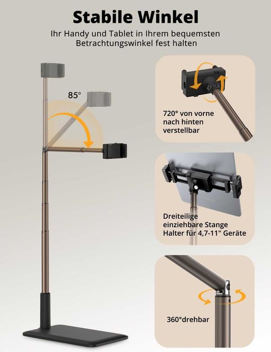 Podstawka pod tablet SupeDesk, obrót o 360°
