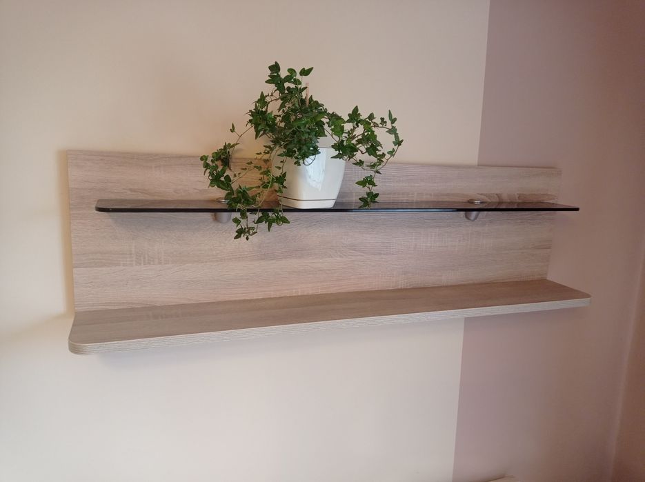 Półka wisząca dąb sonoma 127cm