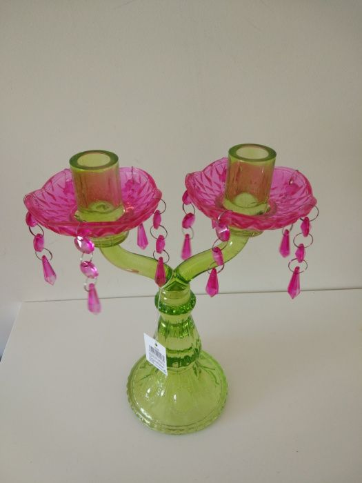 Castiçal NOVO vidro