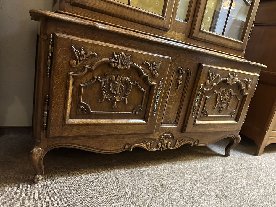 Witryna serwantka ludwikowska dąb