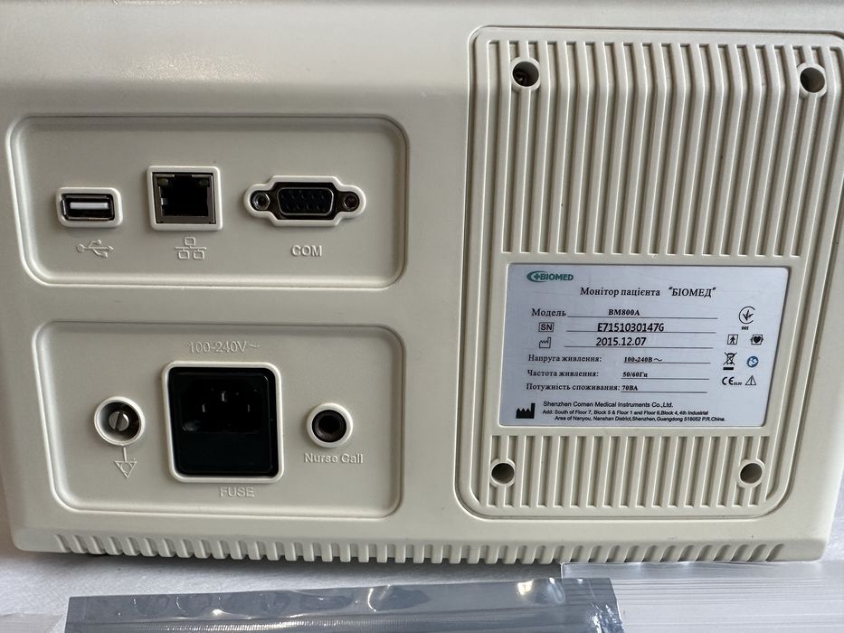 Монітор пацієнта  БІОМЕД BM800A  2015 року