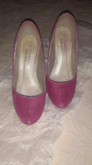 Salto Rosa tamanho 35