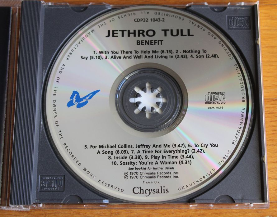 CD Jethro Tull- Benefit (1970)