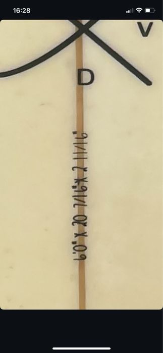 Surf board 6’0 x 20