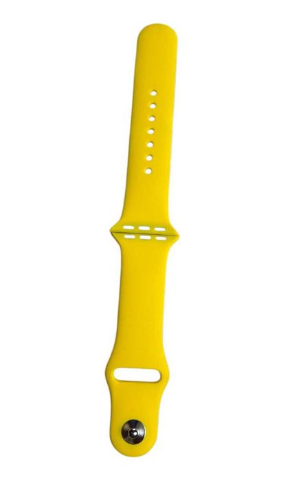 Apple Watch 38/40/41mm Opaska Silikonowa Pasek Żółty kod 2475