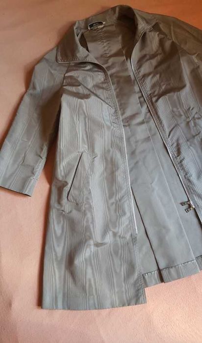 PRADA płaszcz 100% jedwab rękaw 3/4 r M-L