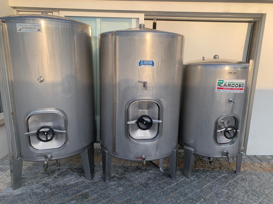 Cubas de inox  500L