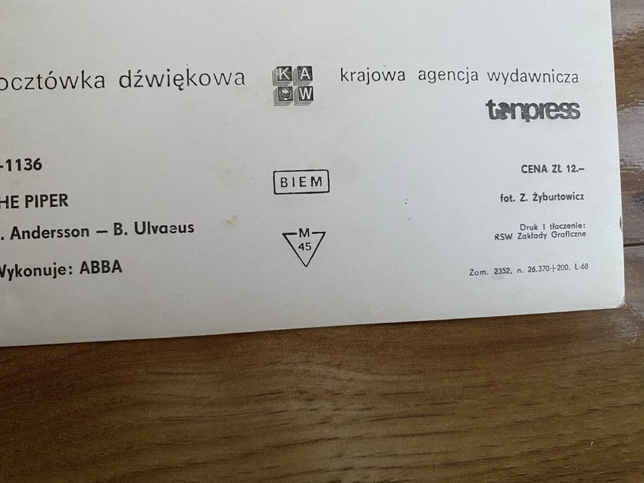 Dwa Plus Jeden -Iść w stronę słońca - pocztówka dzwiękowa