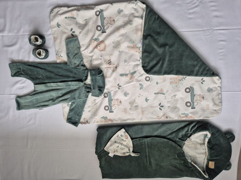 Amumu safari jak nowy wyjątkowy zestaw dla noworodka 56-62