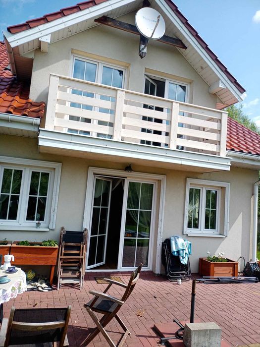 Balustrada balkonowa drewniana