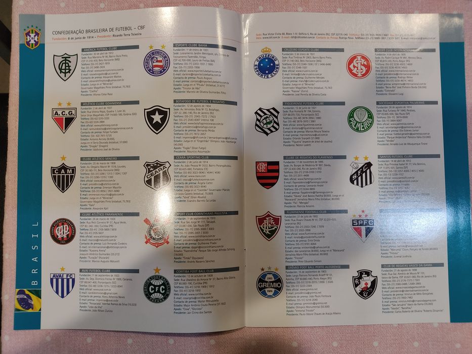 Guia de clubes sul americanos 1 liga 2011/12