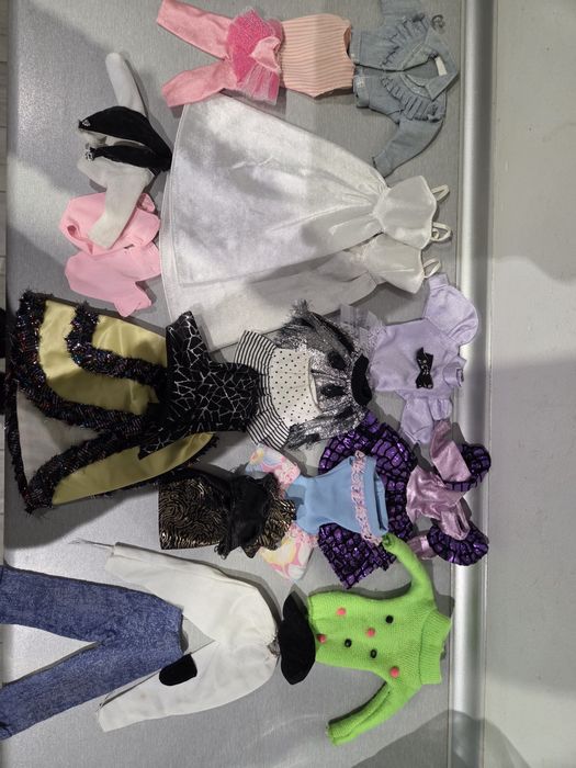 Ubranka dla lalek typu Barbie