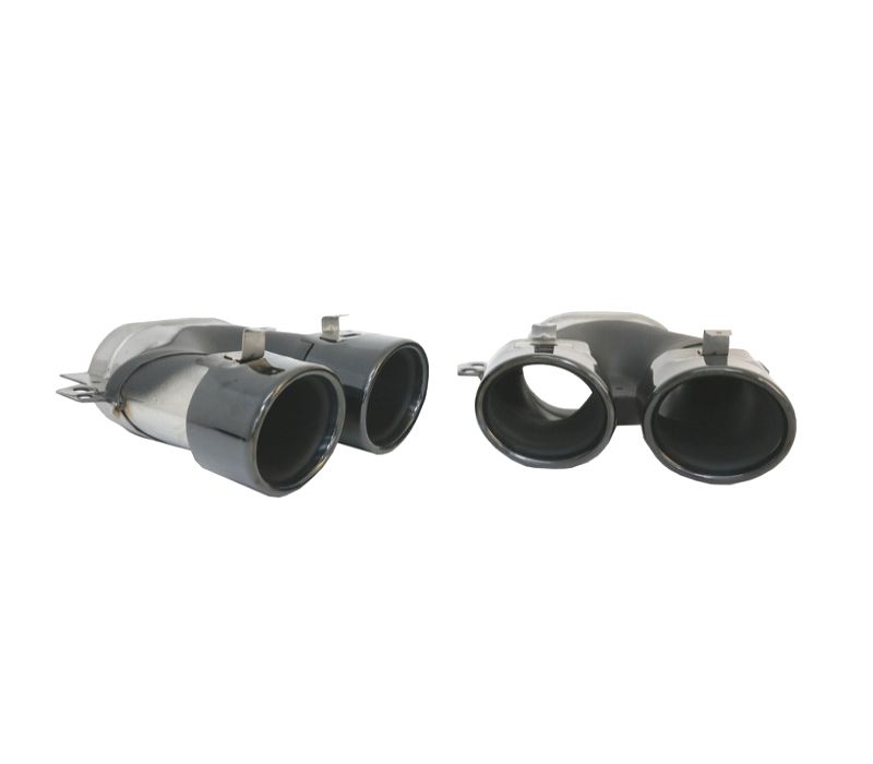 PONTEIRAS DE ESCAPE MERCEDES GLC C253 X253 15-18 LOOK AMG GLC43 PRETAS