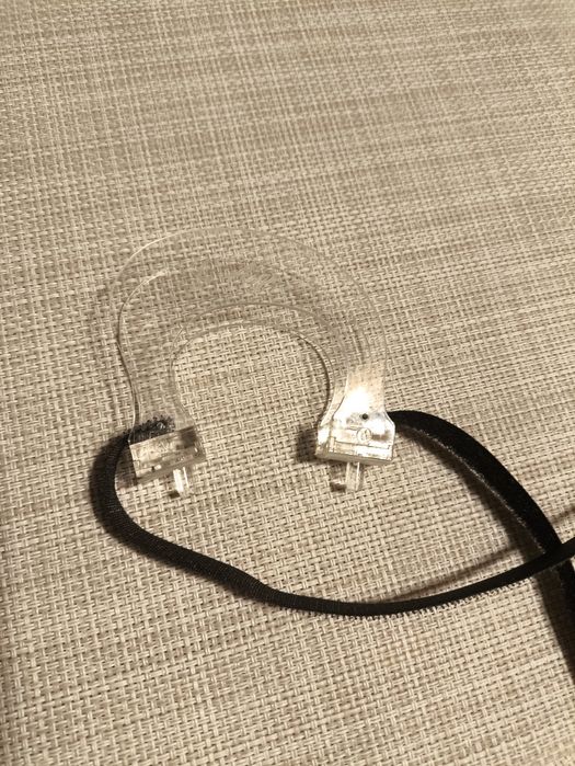Korektor do smyczka skrzypcowego plexi 4/4 na rzep (prowadnica)