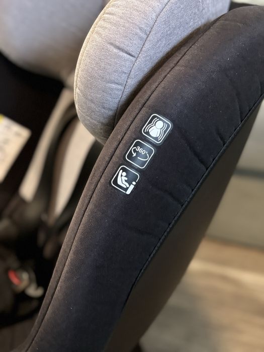 Fotelik samochodowy obrotowy 360 isofix