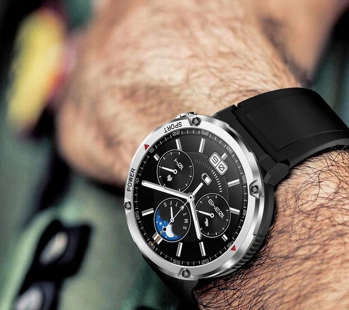 Zegarek Męski Smartwatch Rubicon Rozmowy Kroki Sms