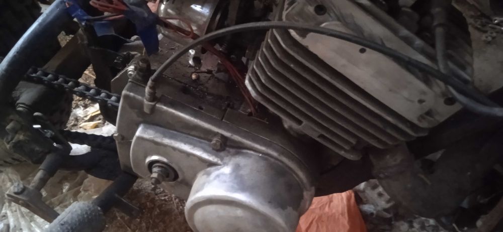 Мотор Минск 12вольт на ходу