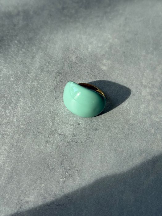 Kolorowy pierścionek emalia Zezu jewelry
