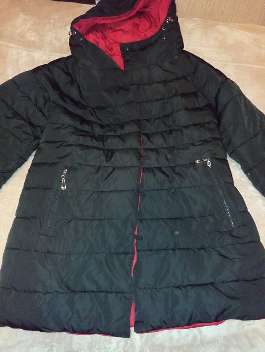 Зимова куртка на дівчинку на зріст 150-160