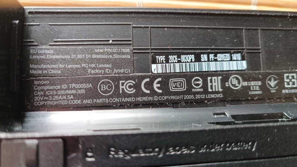 LAPTOP Lenovo ThinkPad E540