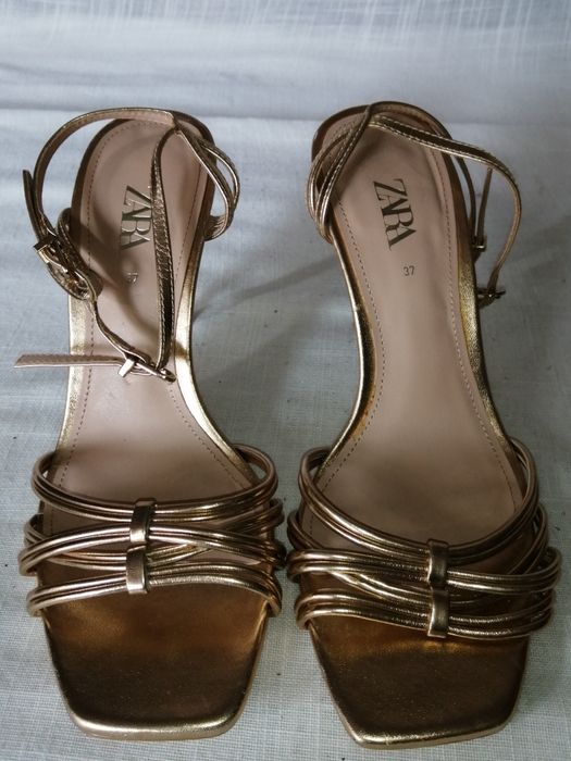 Buty szpilki sandały Zara r 37 obcas 9 cm