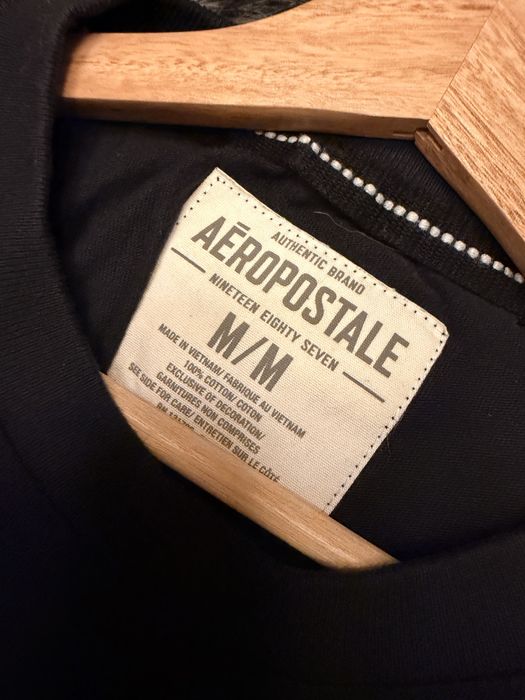 T-shirt Aéropostale Preta – Tamanho M – Original