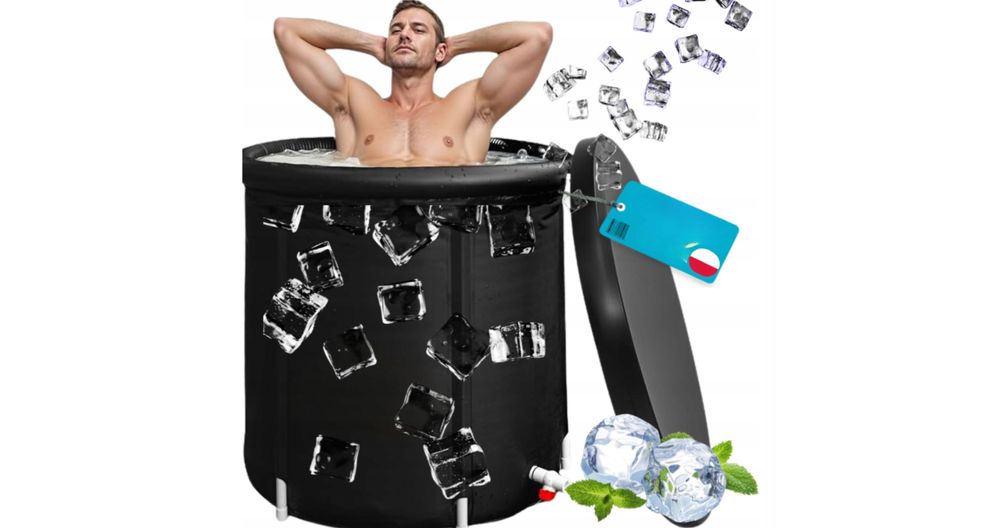 Beczka Wanna do Morsowania Balia na Wodę do Zimnych Kąpieli na Taras