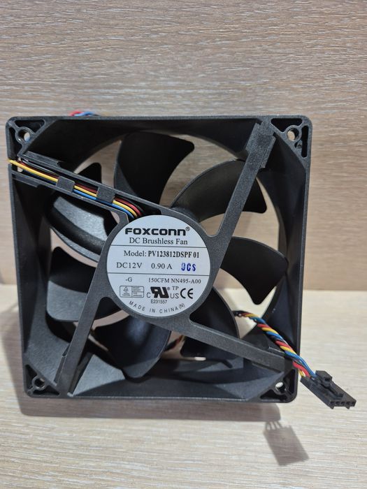 Серверні кулери, вентилятори, 12v 120mm. Sunon, 0.62A, Foxconn 0.90A