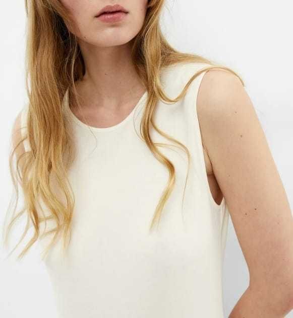 Elegancka sukienka Massimo Dutti plisowana r. M