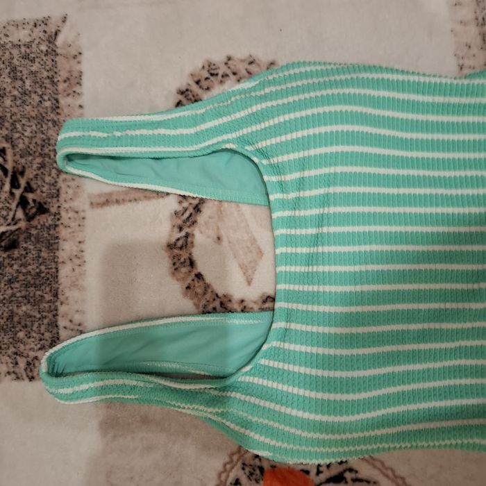 Pasiasty jednoczęściowy strój kąpielowy  marki River Island