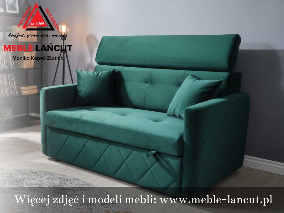 Sofa USZAK ,BONEL, POJEMNIK, Funkcja Spania! Pikowana Promocja