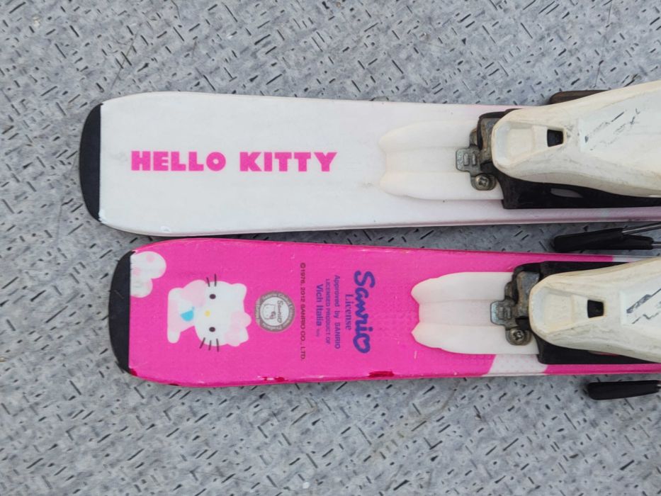 Juniorskie Narty HALLO KITTY 107 cm! Po serwisie