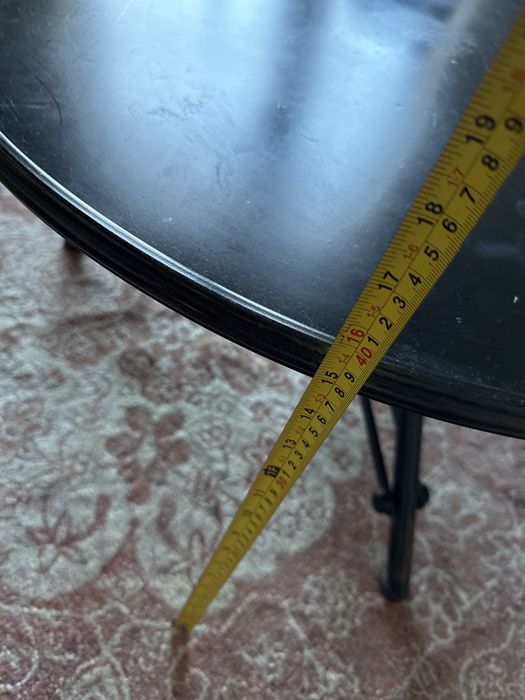 Industrialny stolik metalowy 78 cm