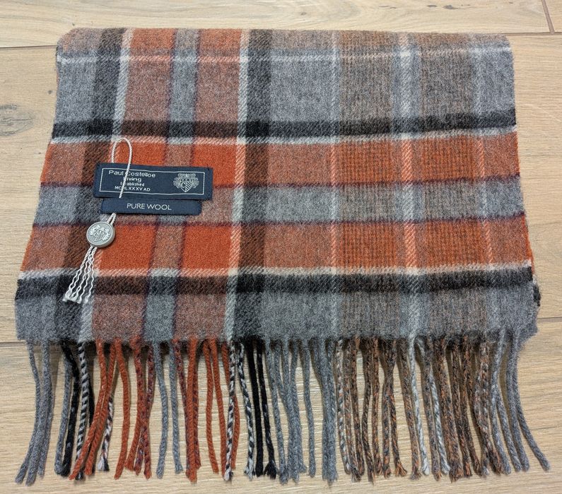 Paul Costelloe szalik szal weln wełniany brytyjski klasyczny męski