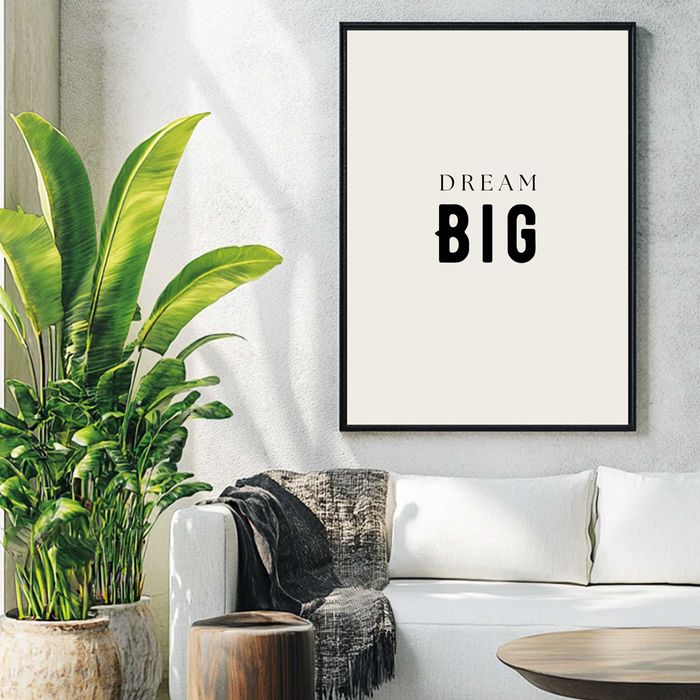 plakat abstrakcja, plakat typografia, plakat napisy na ścianę