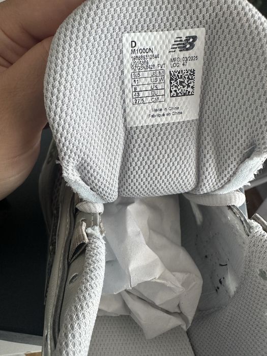 Чоловічі кросівки new balance 1000 Оригінал 43/27,5см та 44/28,5 см