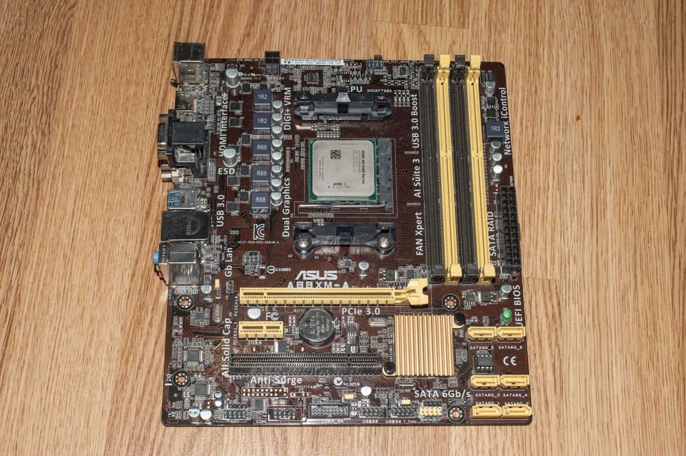 Материнська плата Asus A88XM-A (sFM2+ Процесор A8 5600