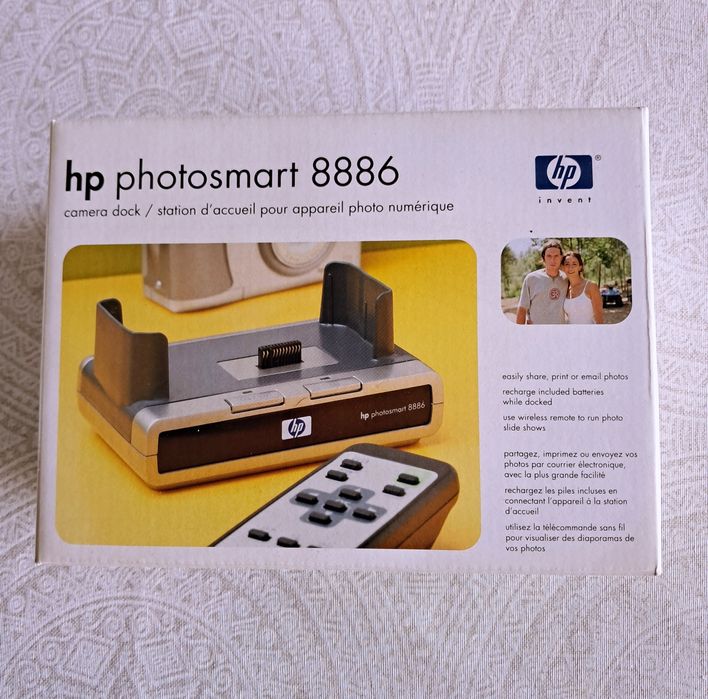 Câmara Digital Vintage HP Photosnart + Base Carregamento HP