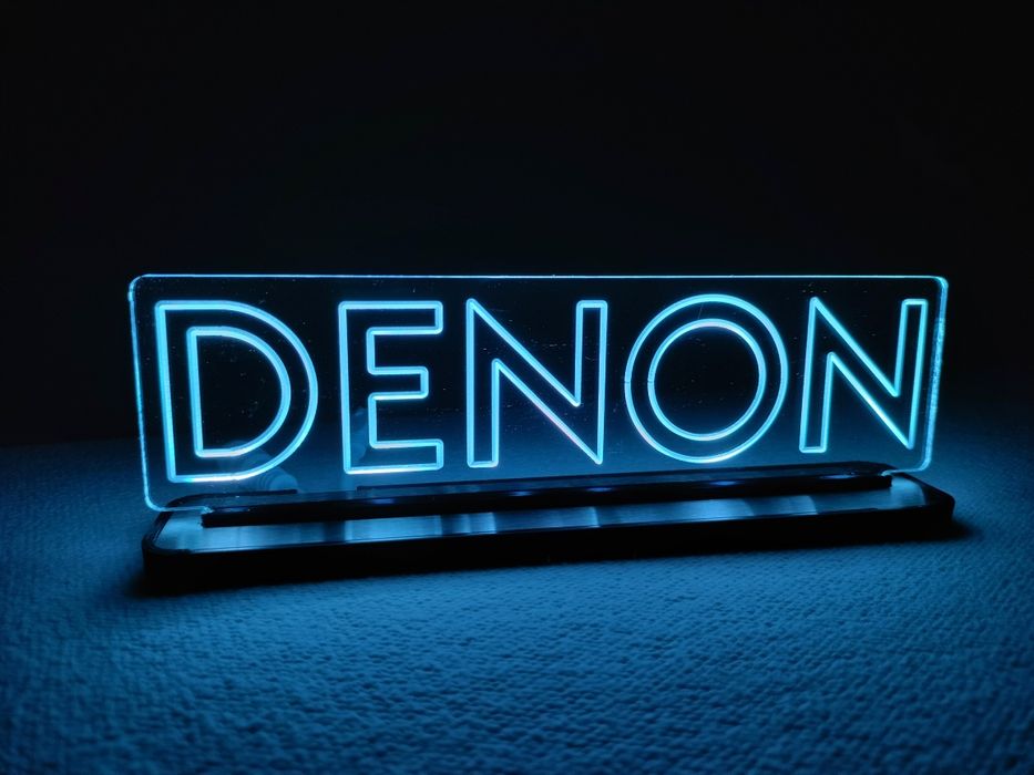 Denon, logo, lampka led