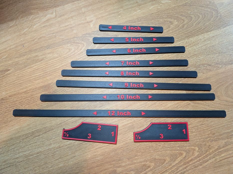 Pacote de régua de combate para jogos de mesa