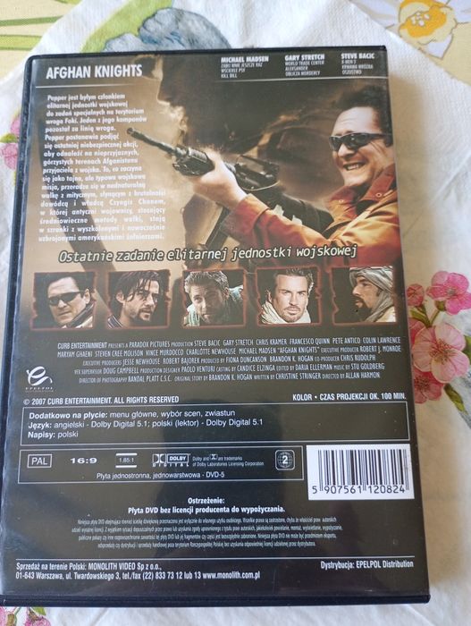 Film DVD Afganistan Michael Madsen