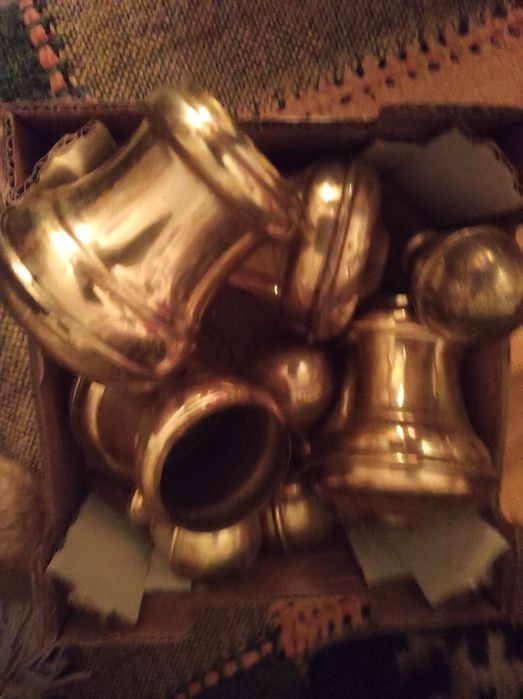 8 peças de cobre pra varão de cortina