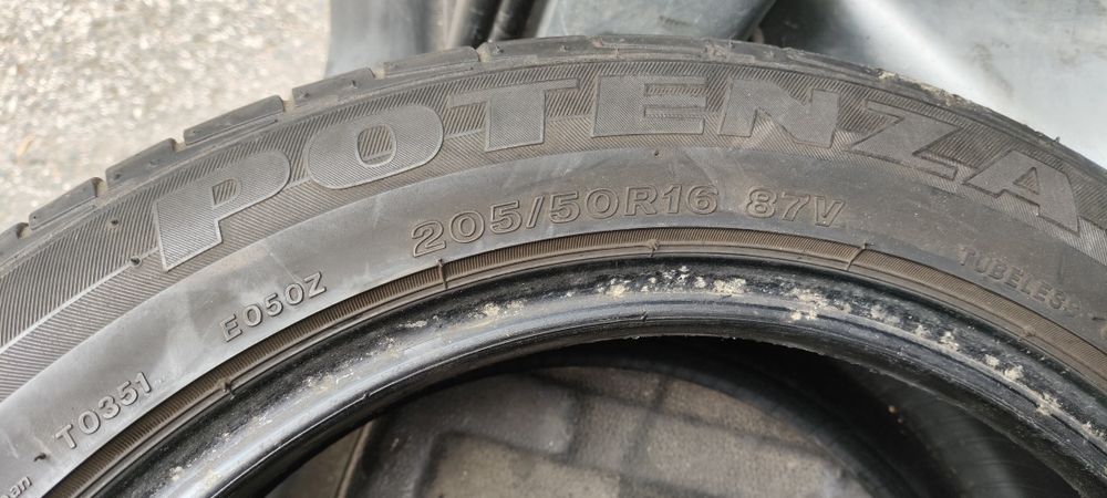 pne bridgestone potenza 205/50R16 87V