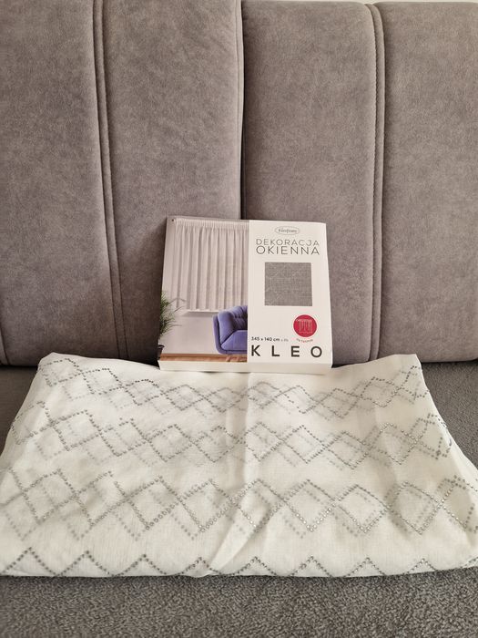 Eurofirany firana gotowa KLEO cyrkonie